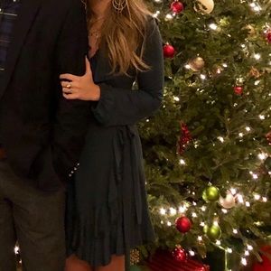 Rachel Pally mini long sleeve wrap dress